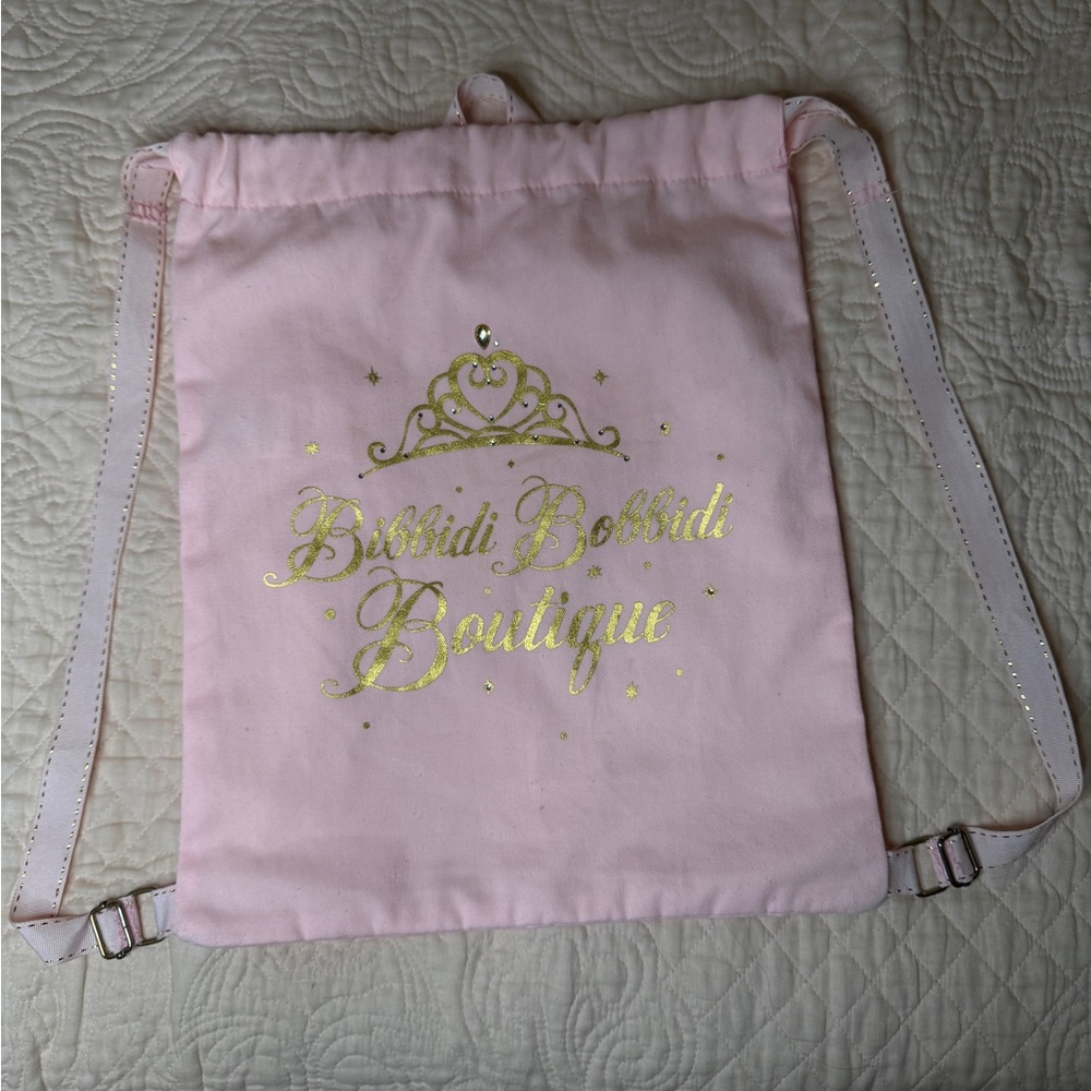 Disney bibbidi bobbidi boutique drawstring bag